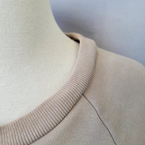 Everlane Track Organic Cotton Crew Neck Pullover Sweatshirt M - Picture 15 of 16